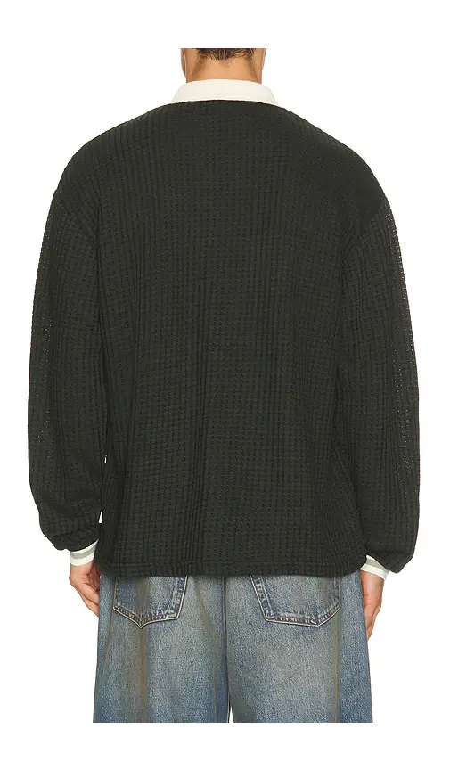 Les Deux Waffle Long Sleeve Football Jersey | Thumbnail 2 Les Deux Waffle Long Sleeve Football Jersey | Thumbnail 2