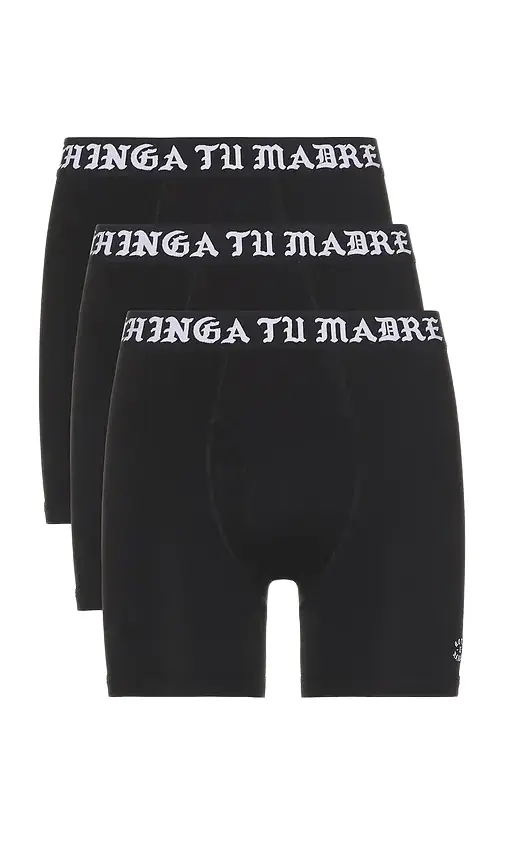 Born x Raised Chinga Tu Madre Boxer Briefs 3 Pack