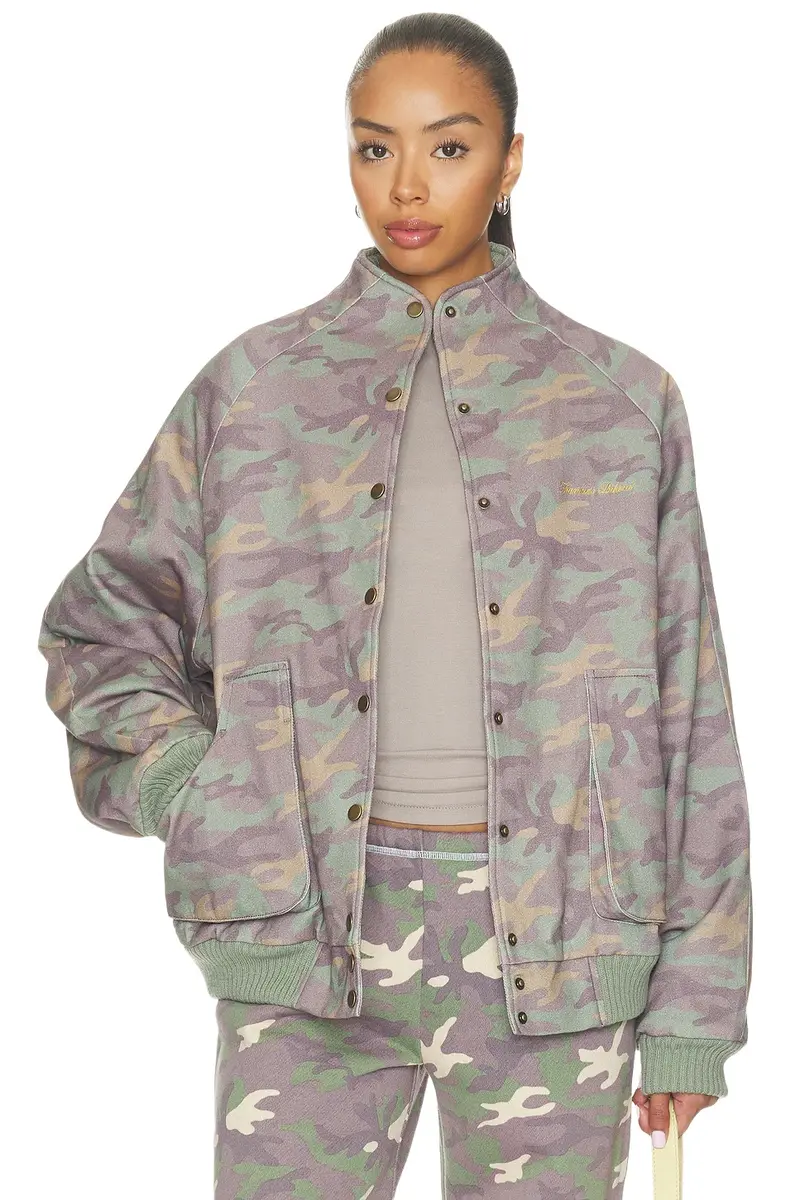 Parker Cotton Twill Bomber Jacket Parker Cotton Twill Bomber Jacket