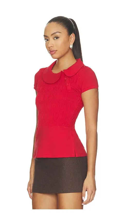Peachy Den Ferdinand Polo Top | Thumbnail 2 Peachy Den Ferdinand Polo Top | Thumbnail 2