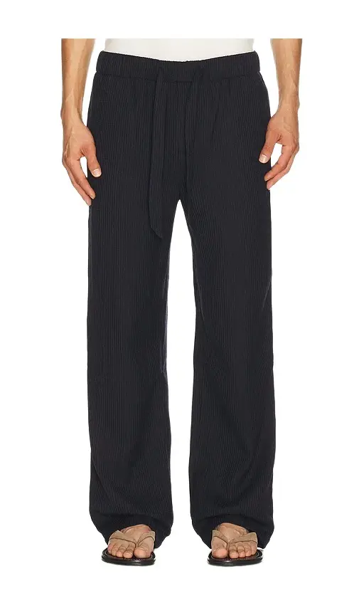 Frescobol Carioca Luan Wood Knitted Relaxed Trouser