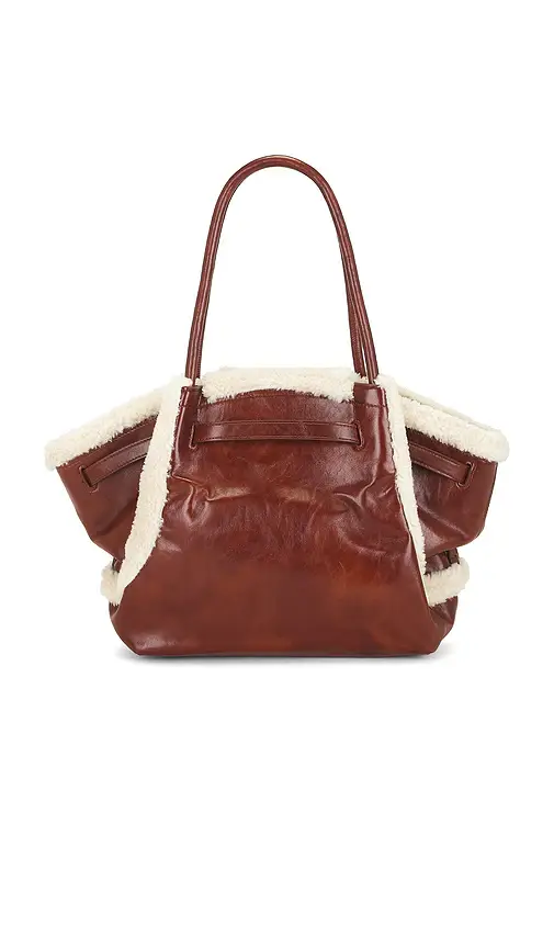 JW PEI Hana Medium Faux Shearling Trim Tote Bag | Thumbnail 2 JW PEI Hana Medium Faux Shearling Trim Tote Bag | Thumbnail 2