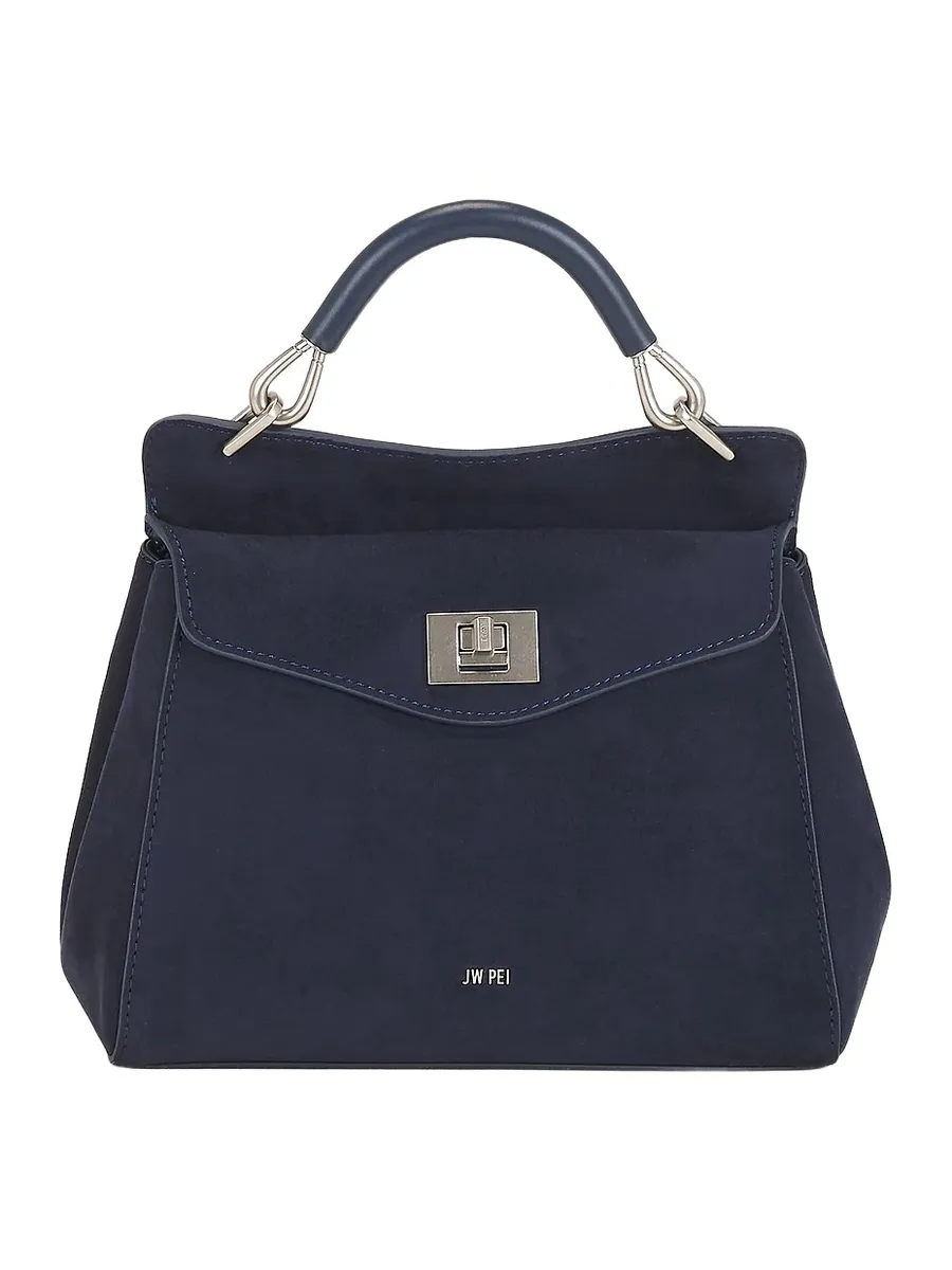JW PEI Lucia Classic Faux Suede Top Handle Bag