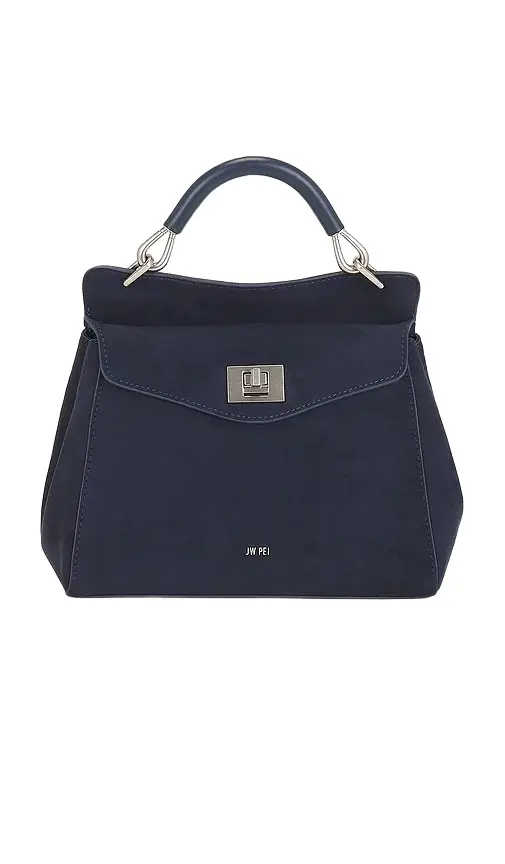 JW PEI Lucia Classic Faux Suede Top Handle Bag