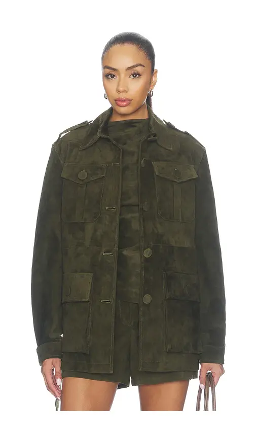 Aexae Lamb Leather Suede Mid Jacket | Thumbnail 2 Aexae Lamb Leather Suede Mid Jacket | Thumbnail 2