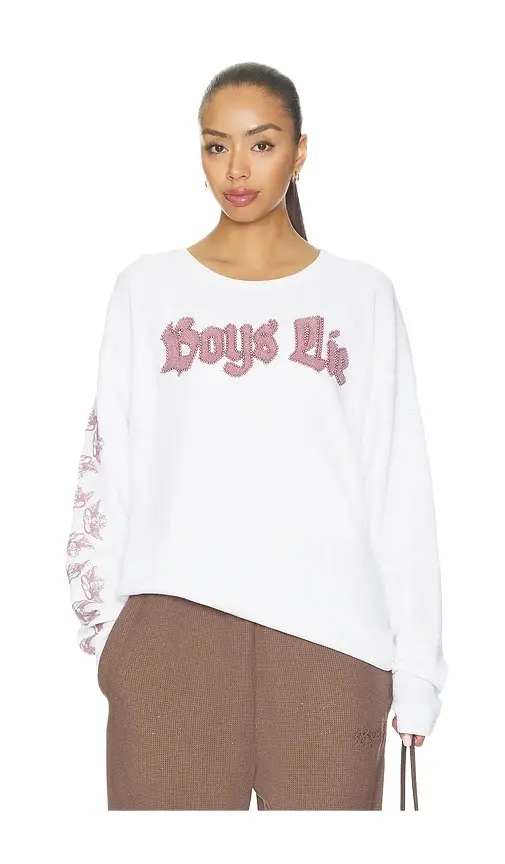 Boys Lie Rocker Thermal Bf Tee