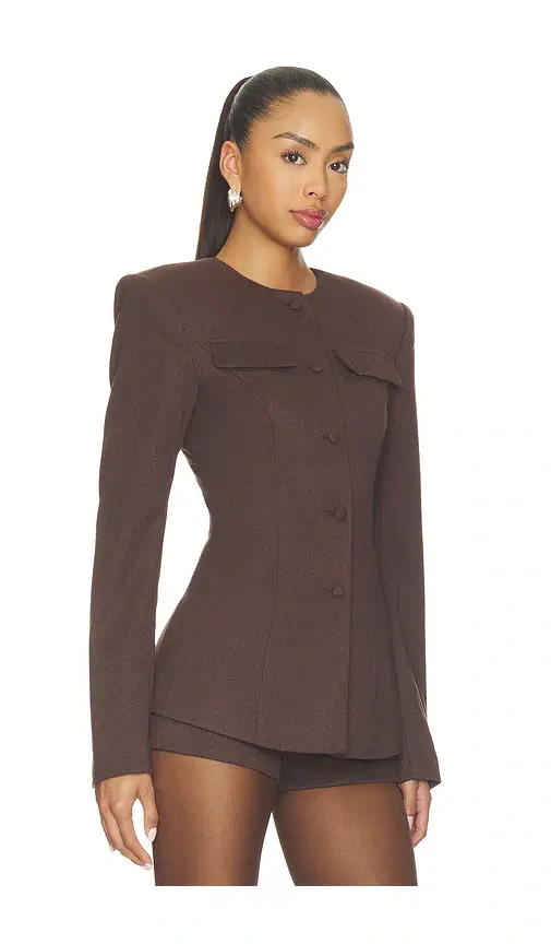 ALL THE WAYS Trina Collarless Blazer | Thumbnail 2 ALL THE WAYS Trina Collarless Blazer | Thumbnail 2