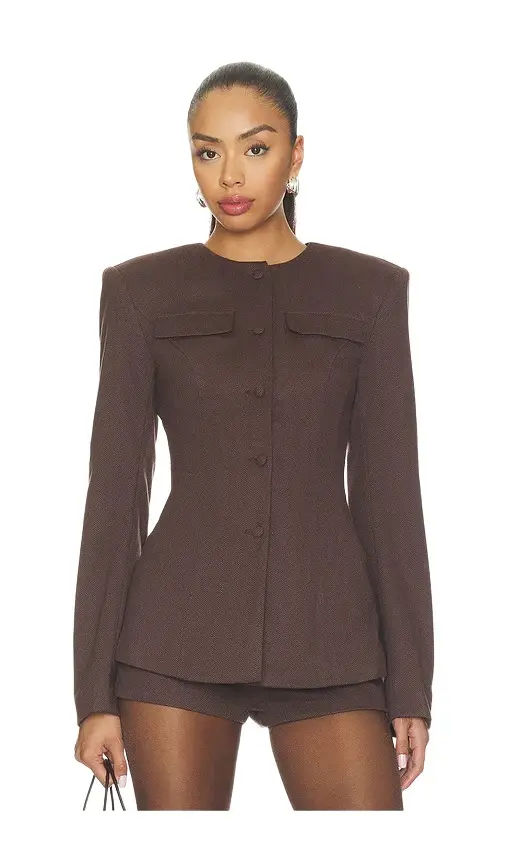 ALL THE WAYS Trina Collarless Blazer