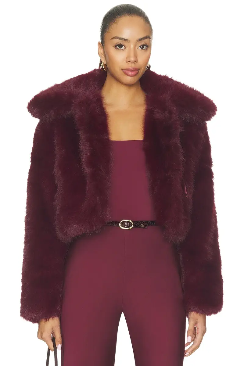 BLANKNYC Faux Fur Jacket