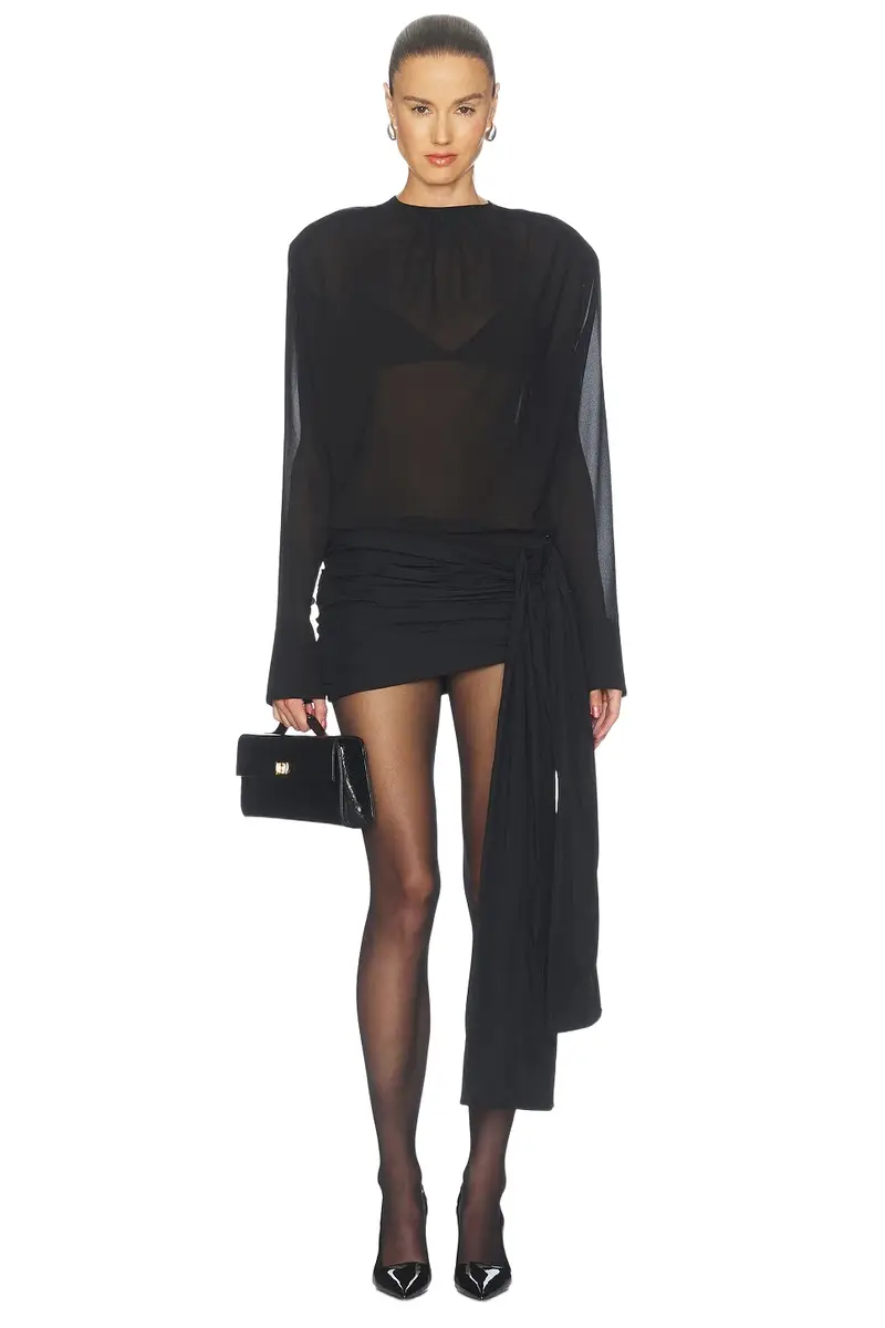 Entire Studios Mini Tie Dress