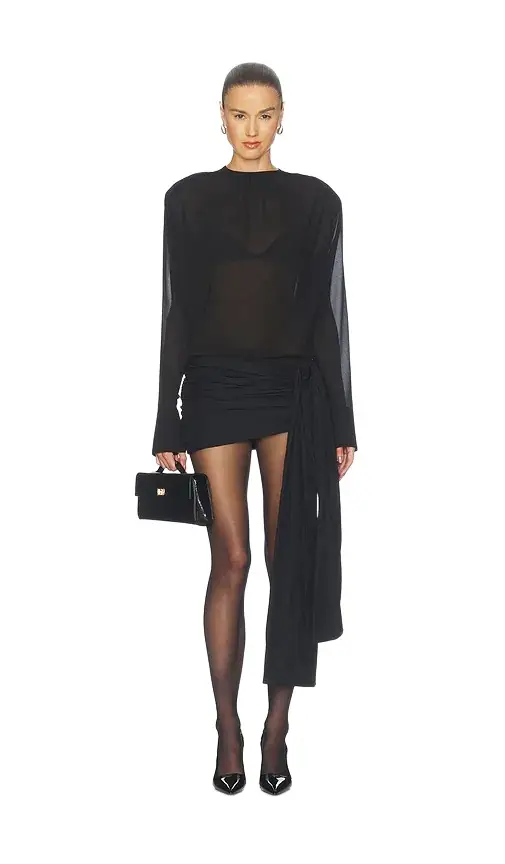 Entire Studios Mini Tie Dress