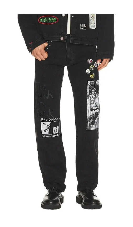 Pleasures x Dead Kennedys DIY Straight Leg Pants