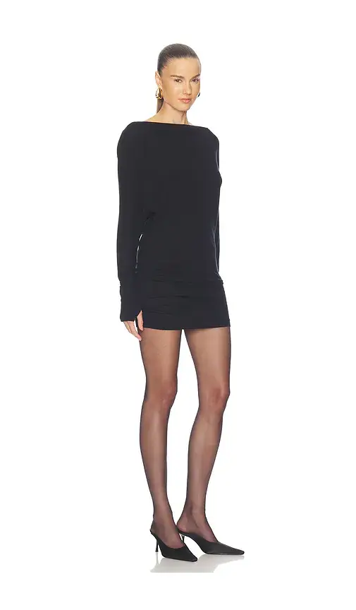 ENZA COSTA Cashmere Jersey Dolman Curve Dress | Thumbnail 2 ENZA COSTA Cashmere Jersey Dolman Curve Dress | Thumbnail 2