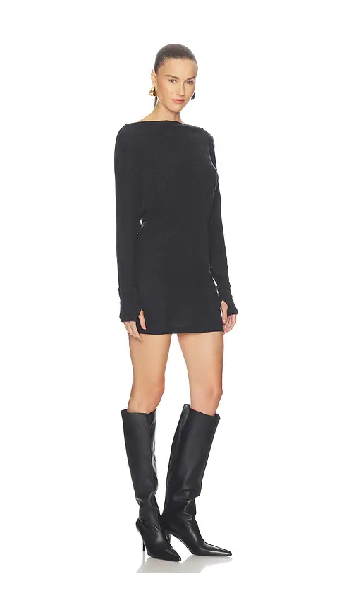 ENZA COSTA Cashmere Jersey Dolman Curve Dress | Thumbnail 2 ENZA COSTA Cashmere Jersey Dolman Curve Dress | Thumbnail 2