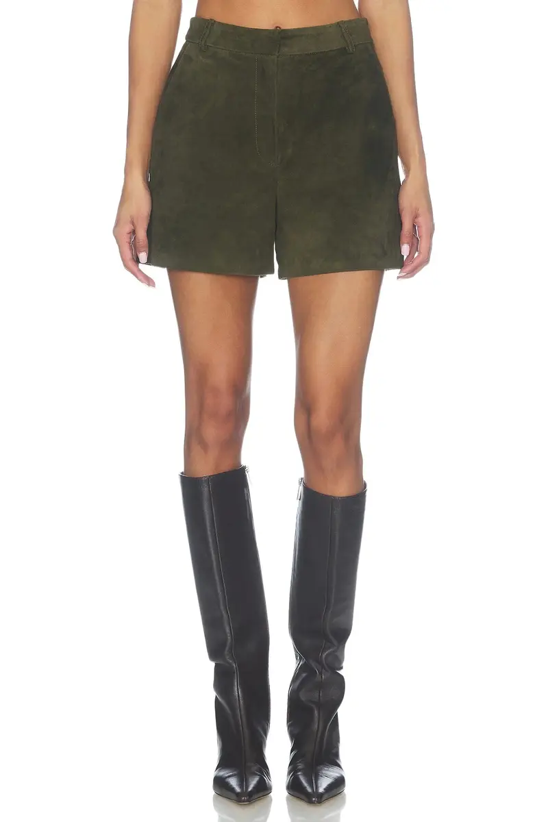 Lamb Leather Suede Short Lamb Leather Suede Short
