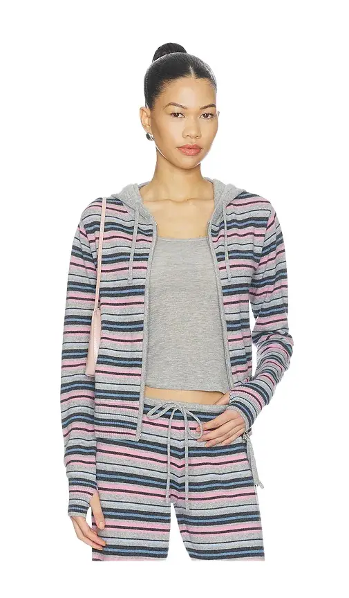 Topanga Cashmere Zip Up Hoodie