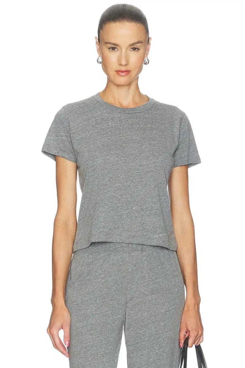 ÉTERNE Tri-blend Jersey Short Sleeve Boxy Tee