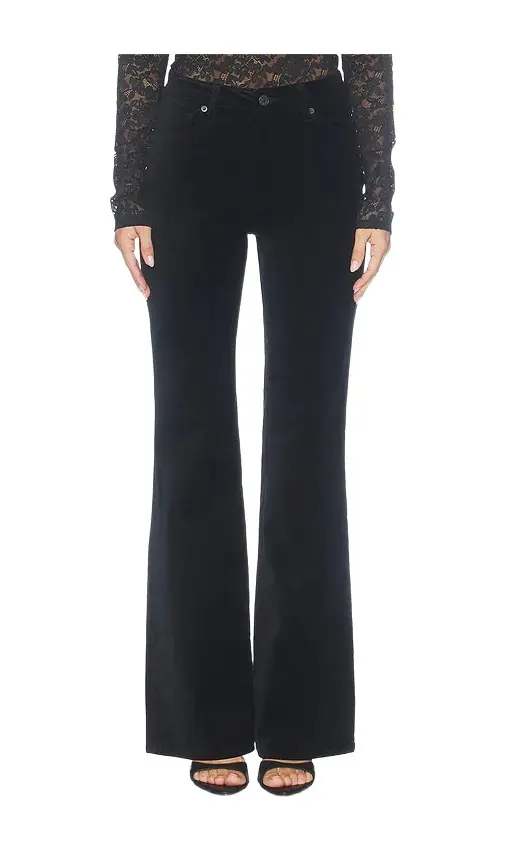 GOOD AMERICAN Velvet Good Legs Flare Pant