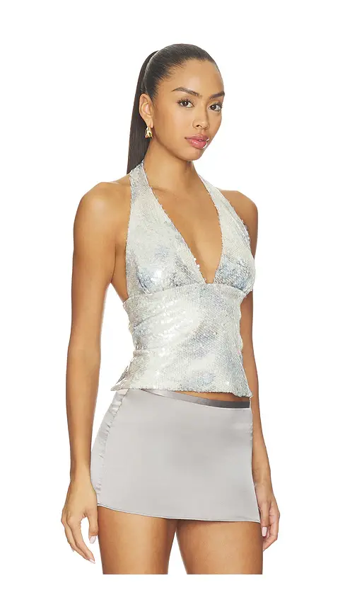 LIONESS Opulence Halter Top | Thumbnail 2