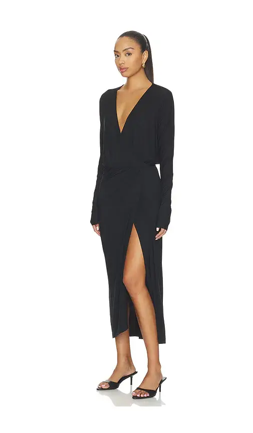 ÉTERNE Daria Soft Jersey Midi Dress | Thumbnail 2 ÉTERNE Daria Soft Jersey Midi Dress | Thumbnail 2