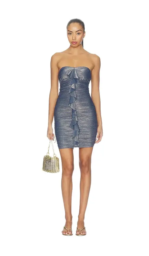 Fleur du Mal Agnes Strapless Mini Dress