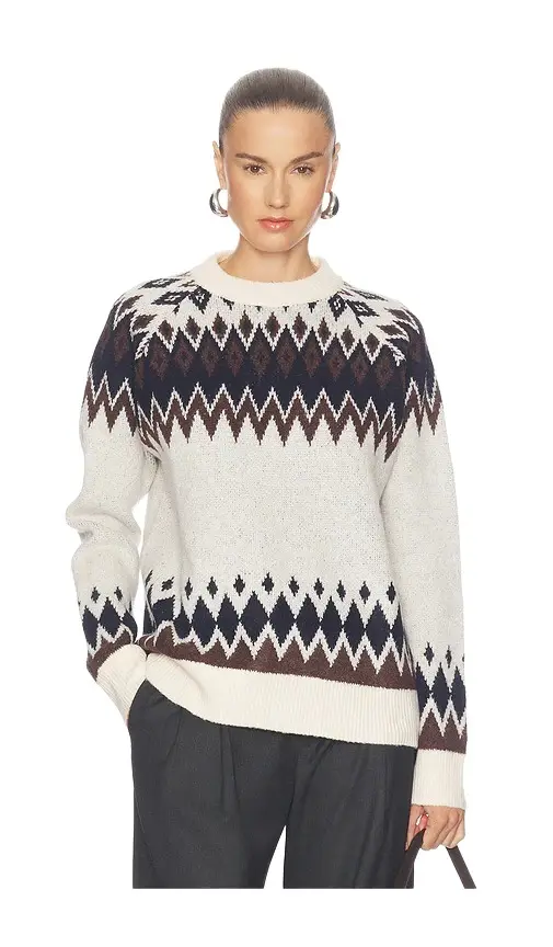 MORE TO COME Calantha Fairisle Sweater
