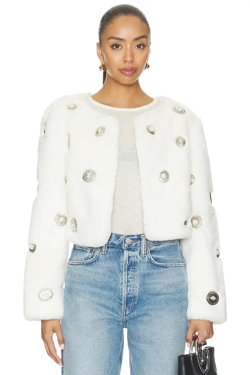 Understated Leather x REVOLVE Silver Tongue Coat