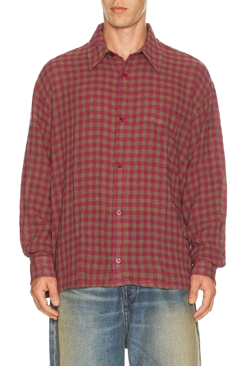 Won Hundred Mason Check Shirt