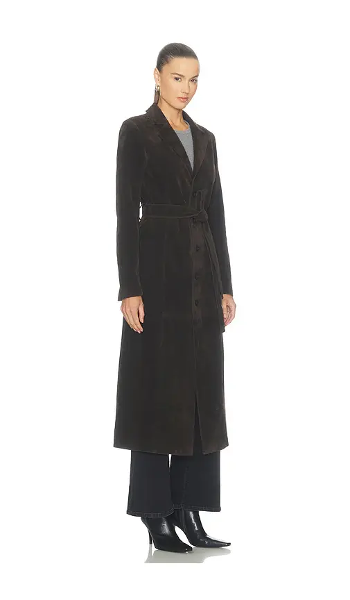 Joe's Jeans The Faux Suede Long Coat | Thumbnail 2 Joe's Jeans The Faux Suede Long Coat | Thumbnail 2