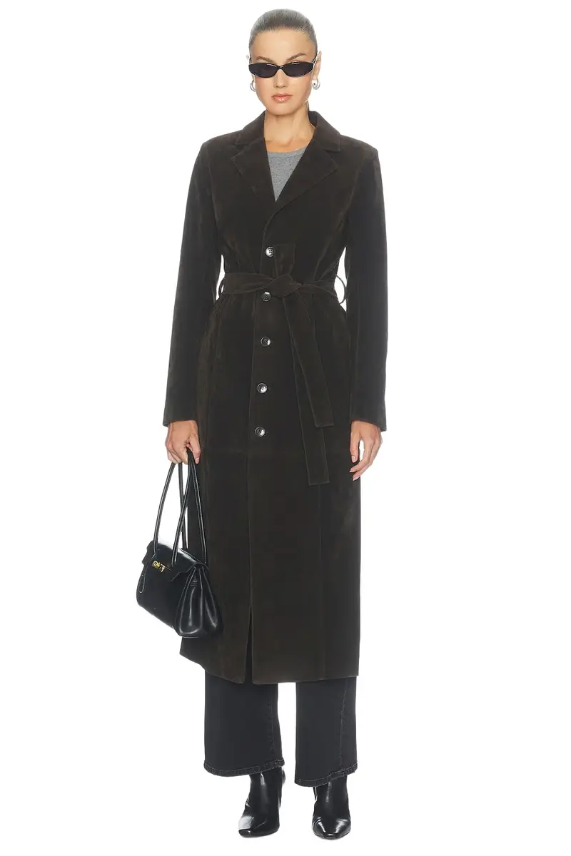 Joe's Jeans The Faux Suede Long Coat