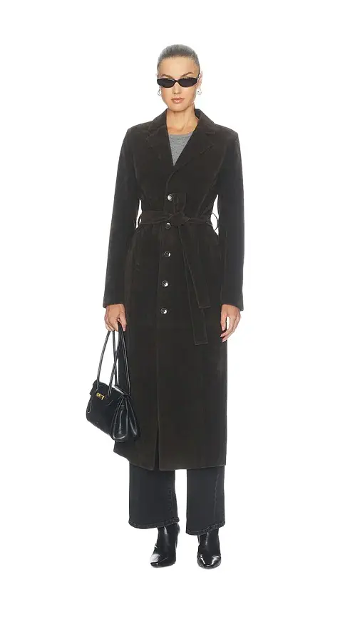 Joe's Jeans The Faux Suede Long Coat