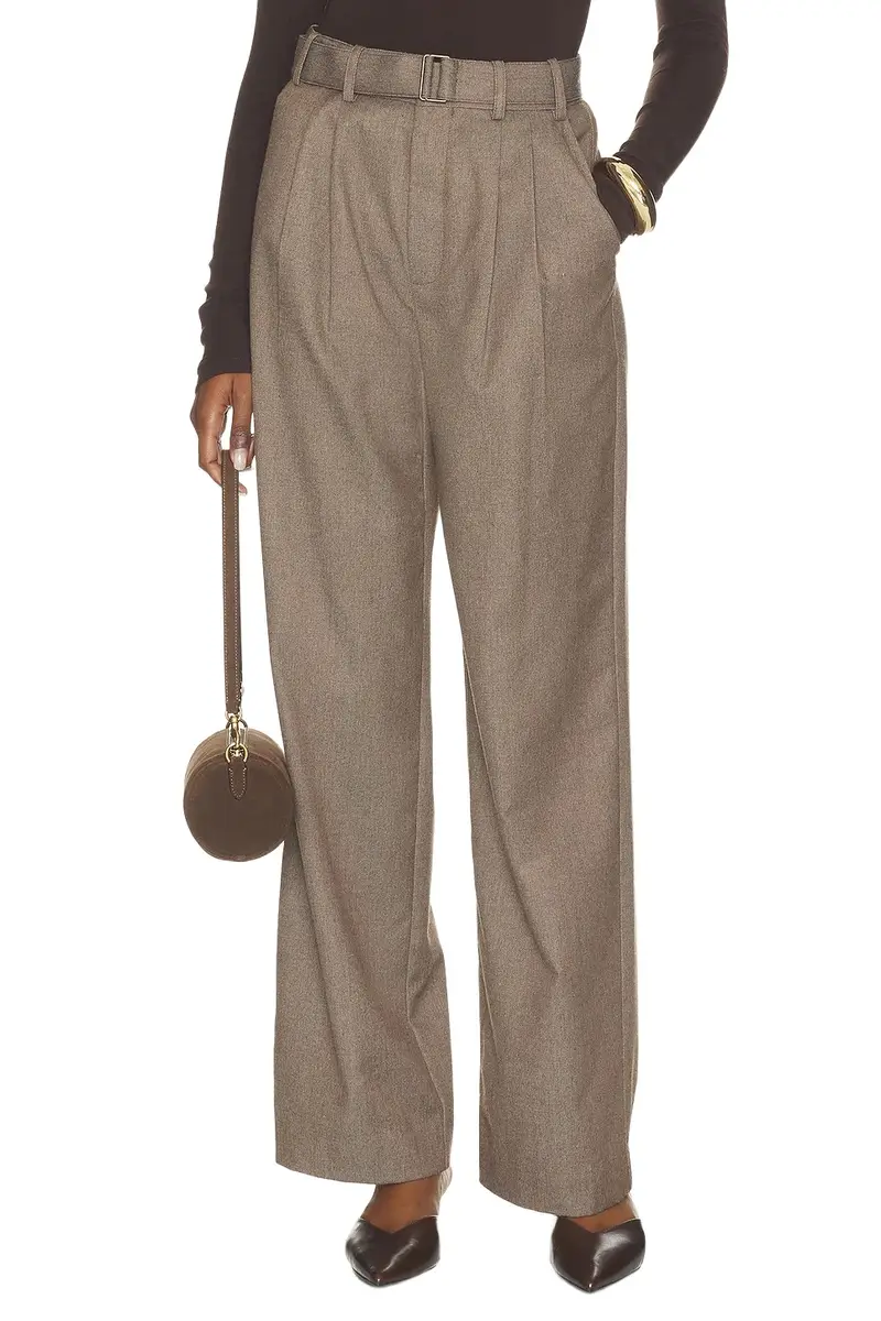 Hollis Belted Pleated Pant Hollis Belted Pleated Pant