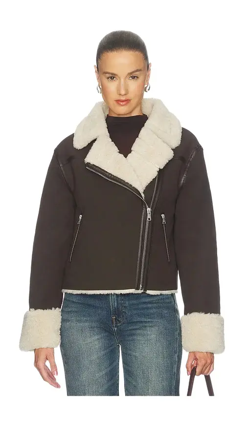 Faux Suede Shearling Jacket Faux Suede Shearling Jacket