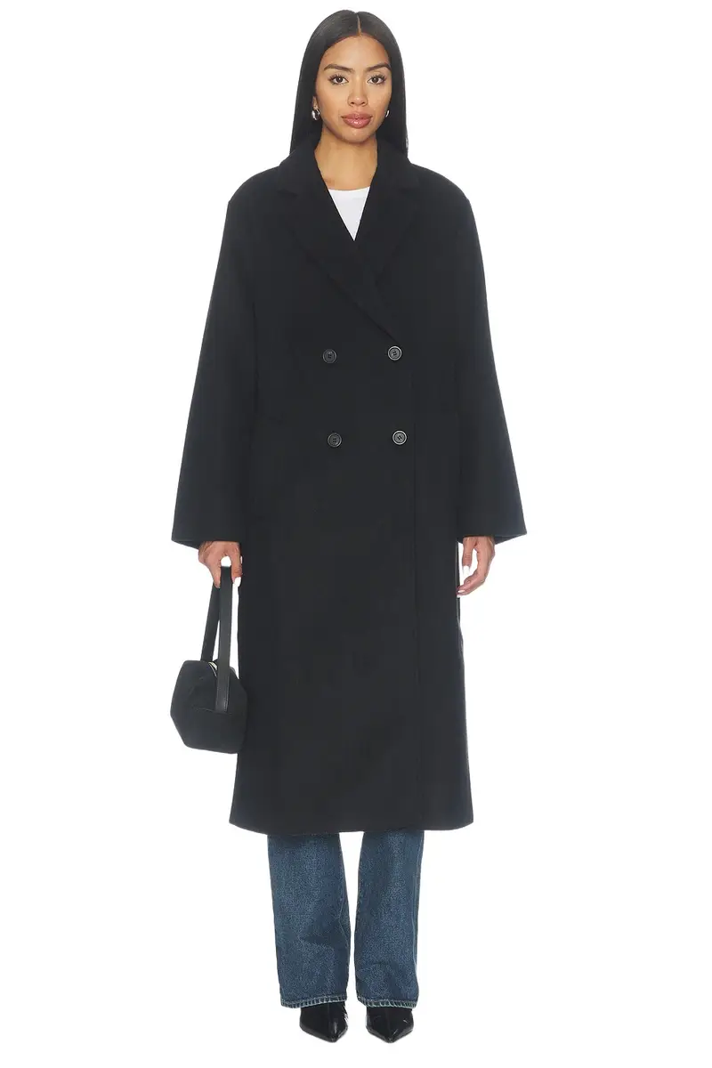 Elodie the Label Hudson Double Breast Midi Coat