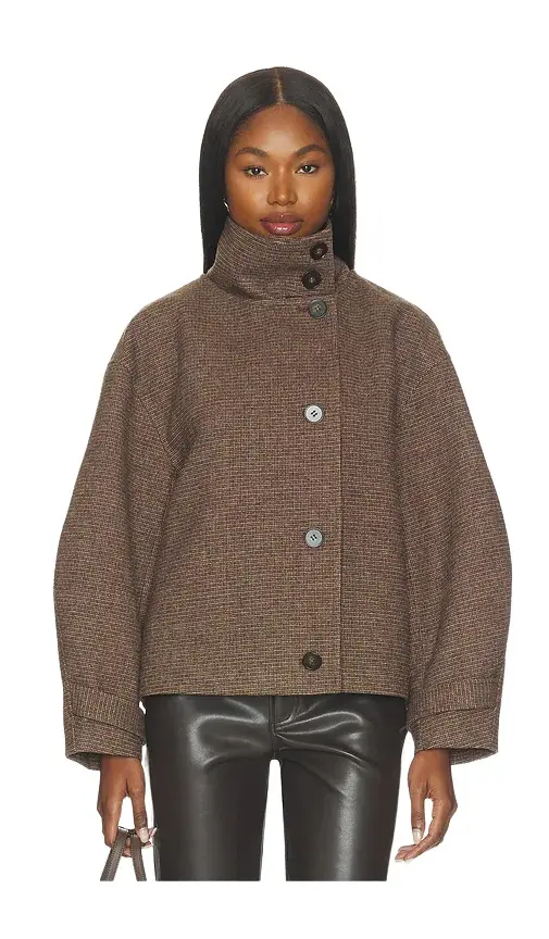 Elodie the Label Walker High Neck Short Coat