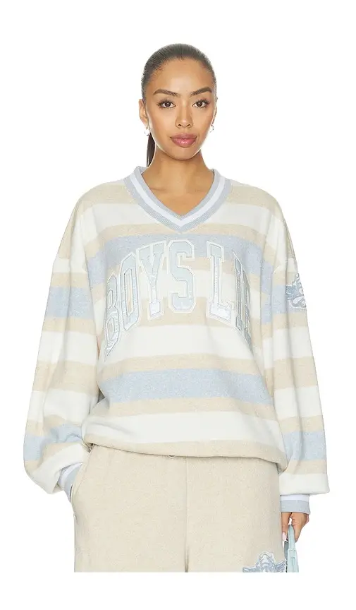 Girl Next Door Hayley V-neck Sweatshirt