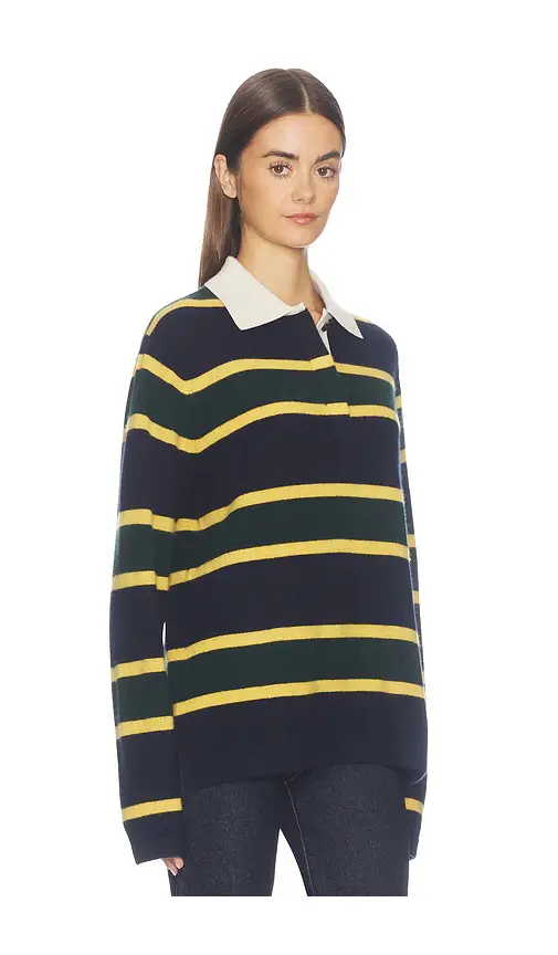 White + Warren Cashmere Rugby Polo | Thumbnail 2 White + Warren Cashmere Rugby Polo | Thumbnail 2