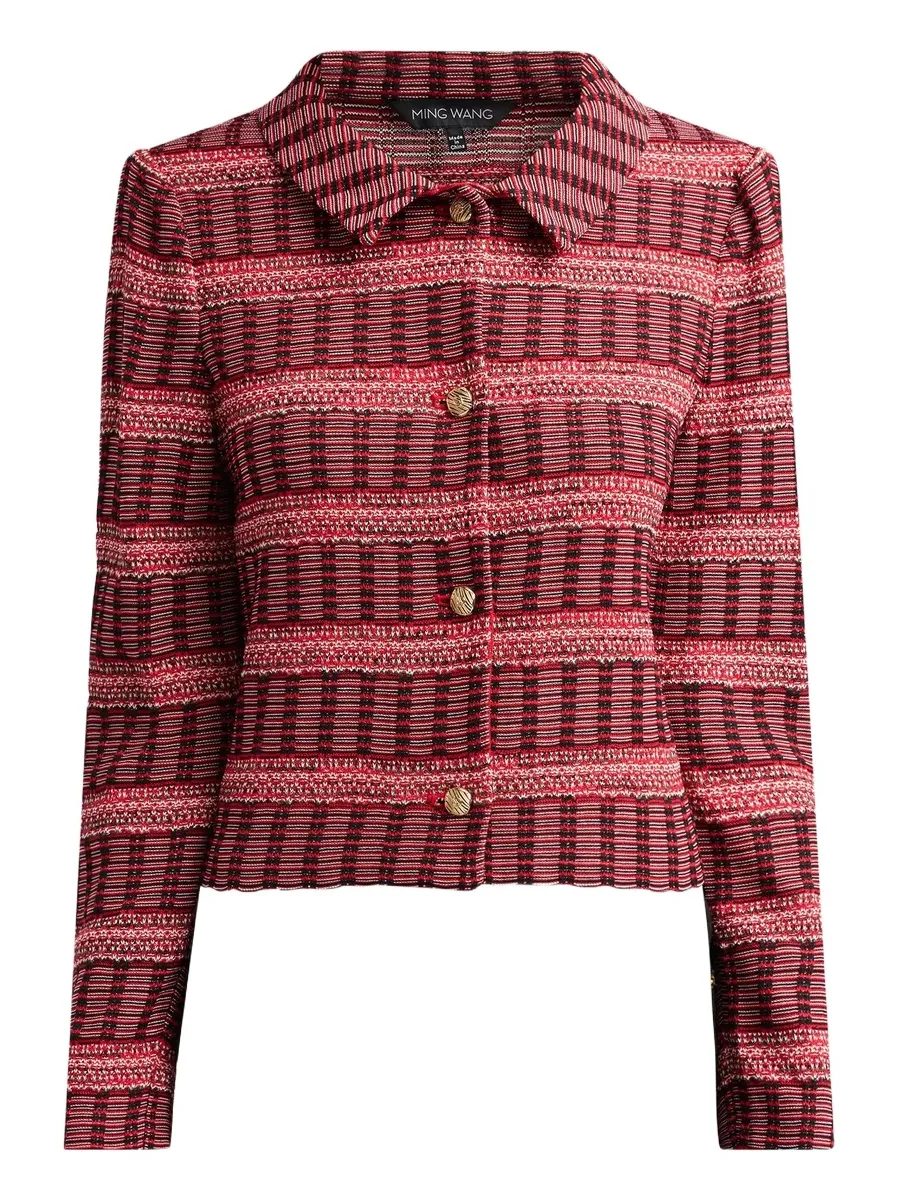 Women's x Anna Marie Multi-Stitch Knit Cropped Jacket