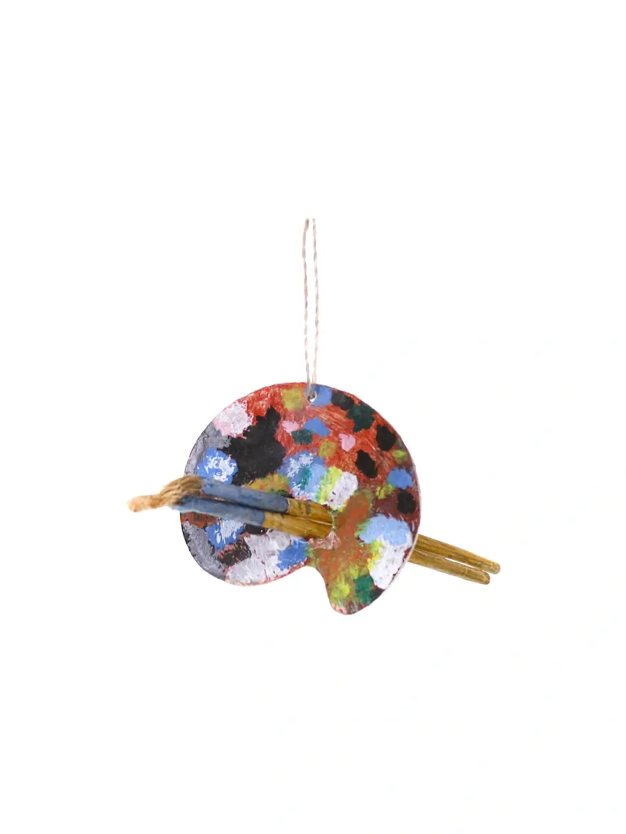 Cody Foster & Co Vintage Artist Palette Ornament