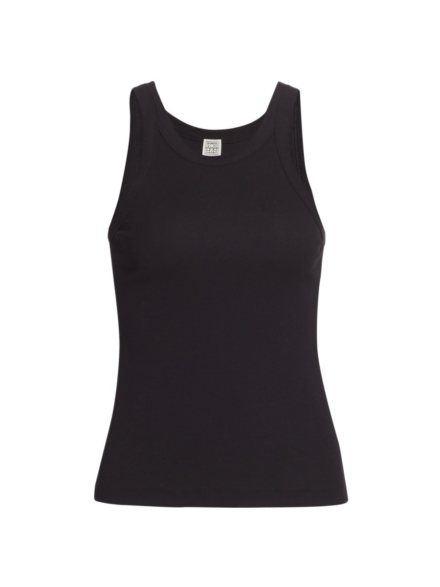 TOTEME Women's Curved Rib Tank Top