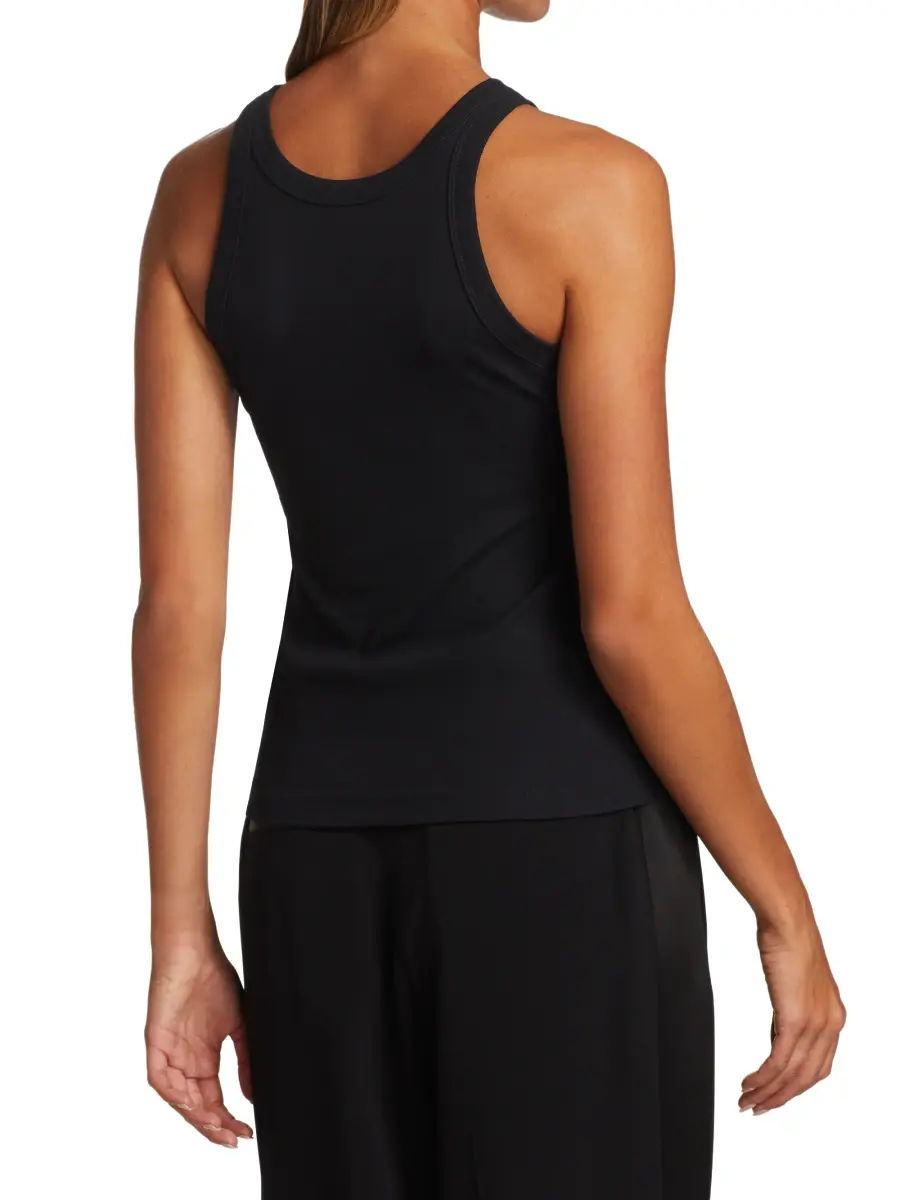 TOTEME Women's Curved Rib Tank Top | Thumbnail 5 TOTEME Women's Curved Rib Tank Top | Thumbnail 5