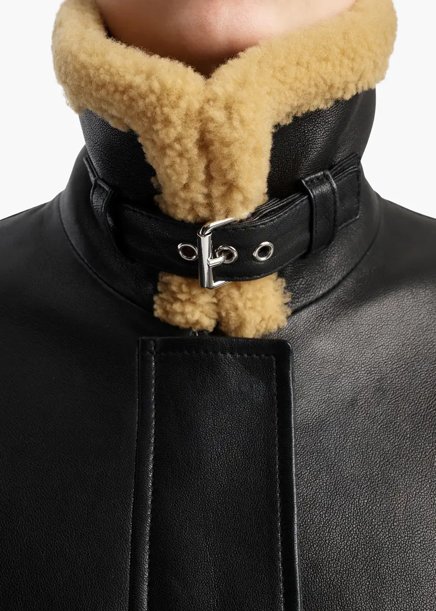 Khaite Sandor Jacket In Black Leather | Thumbnail 6 Khaite Sandor Jacket In Black Leather | Thumbnail 6