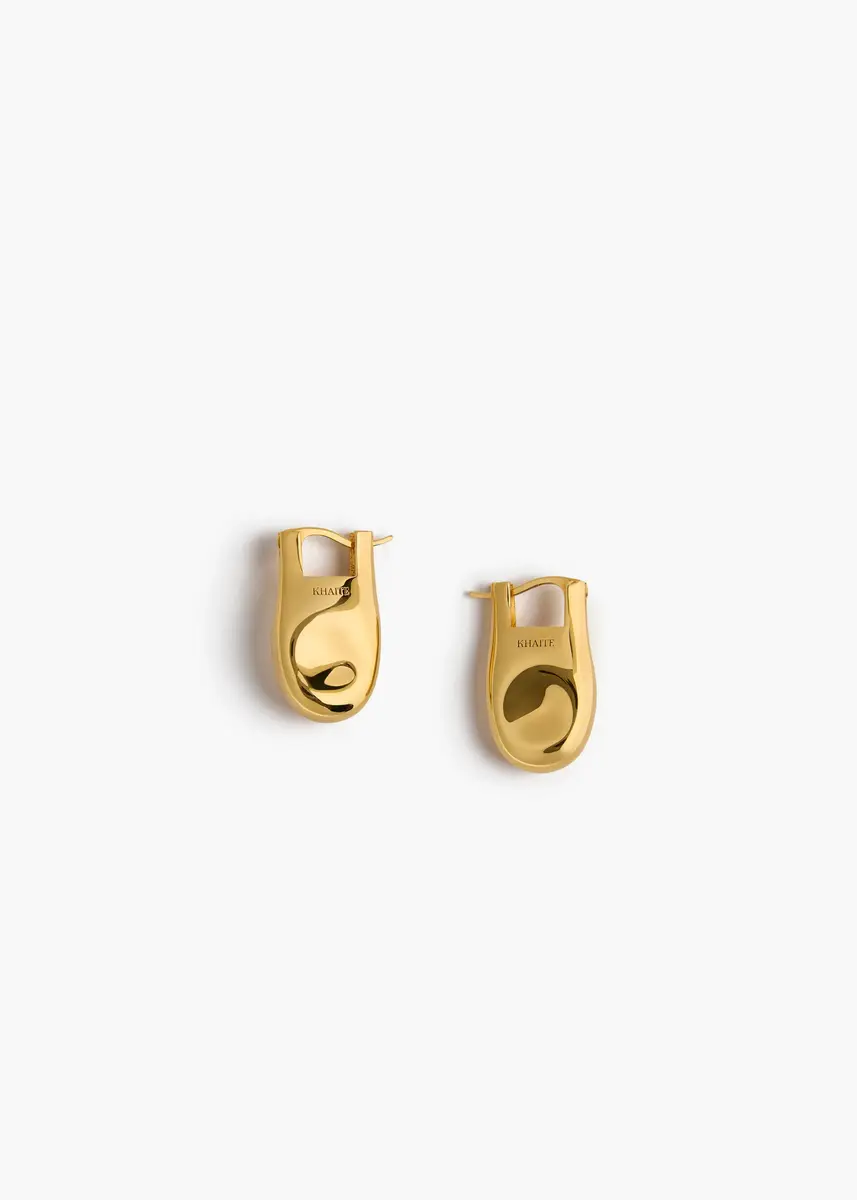Khaite Keefe Earrings In Gold | Thumbnail 2 Khaite Keefe Earrings In Gold | Thumbnail 2