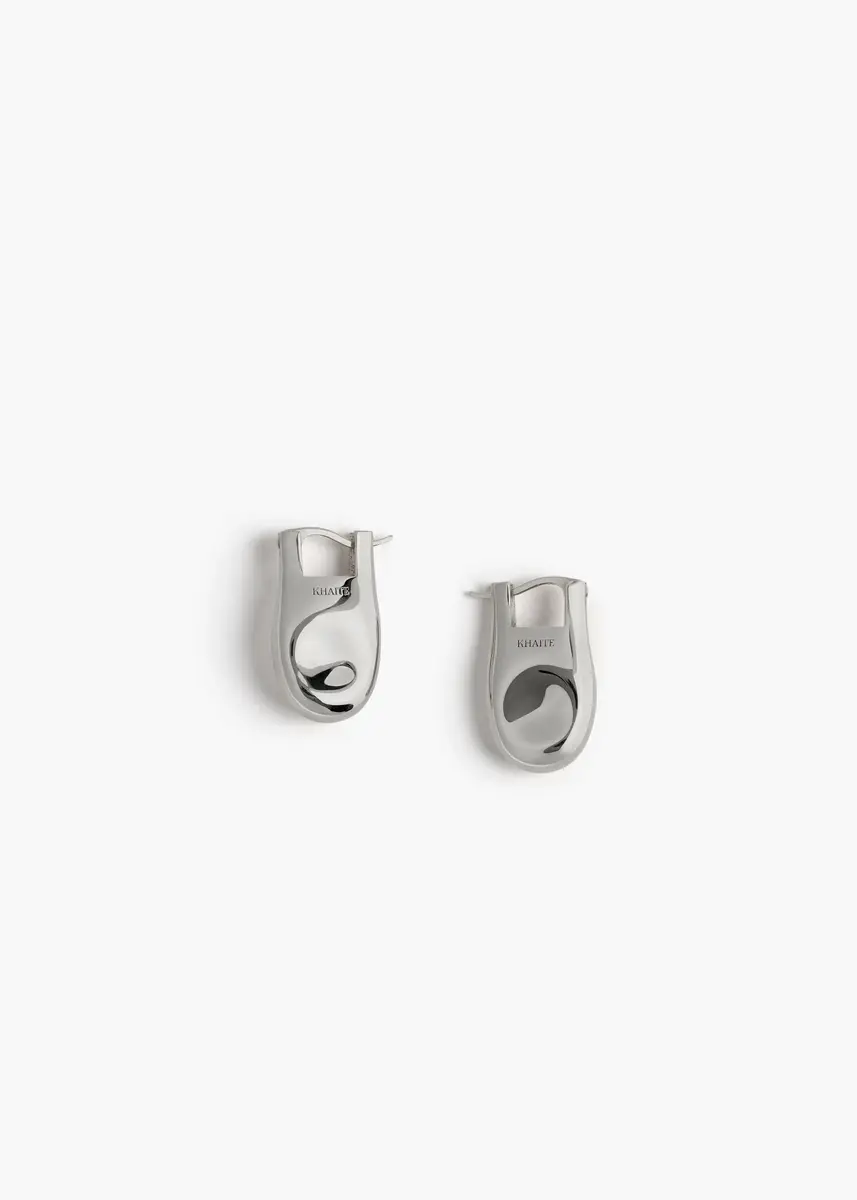 Khaite Keefe Earrings In Silver | Thumbnail 2 Khaite Keefe Earrings In Silver | Thumbnail 2