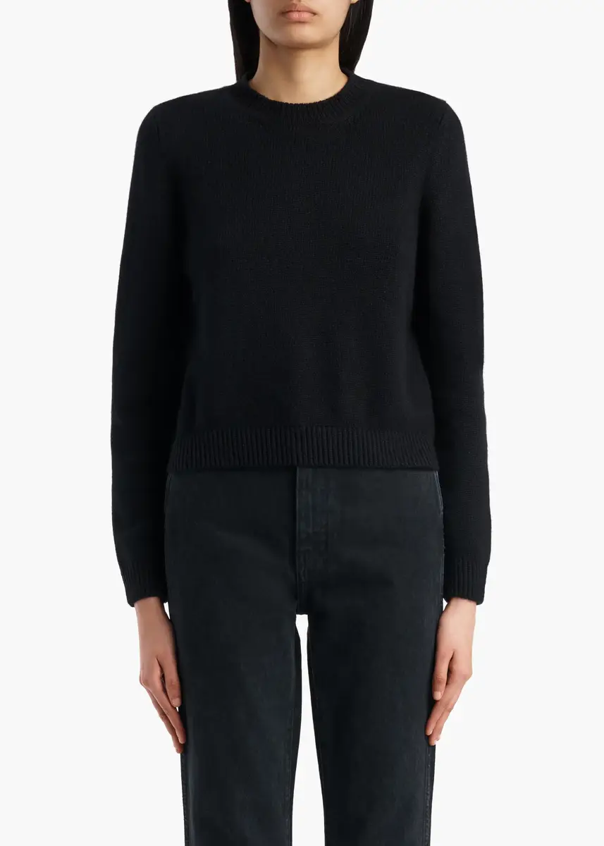 Khaite Leta Sweater In Black | Thumbnail 3 Khaite Leta Sweater In Black | Thumbnail 3