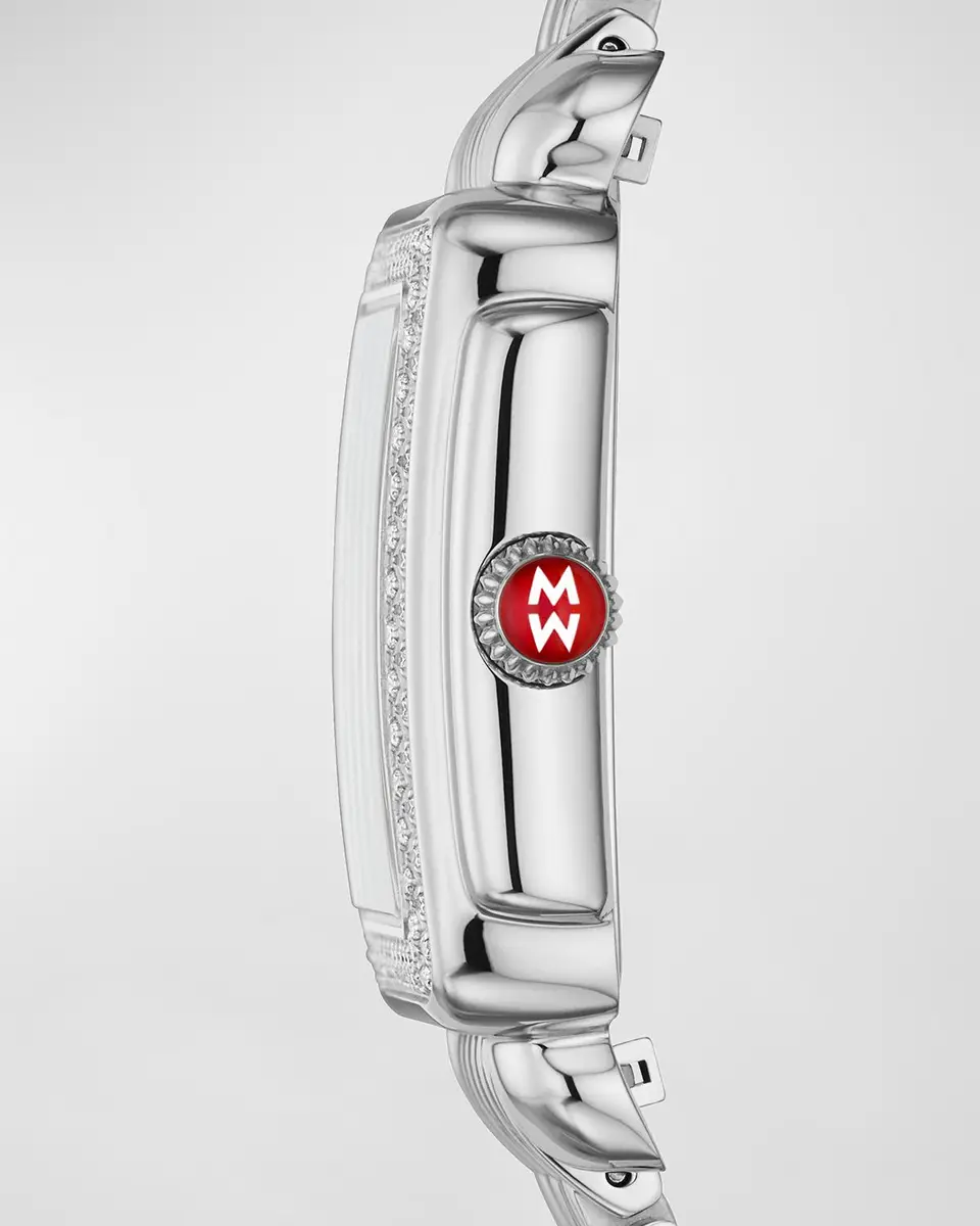 Michele Deco Madison Diamond Watch, Silver/White | Thumbnail 2 Michele Deco Madison Diamond Watch, Silver/White | Thumbnail 2