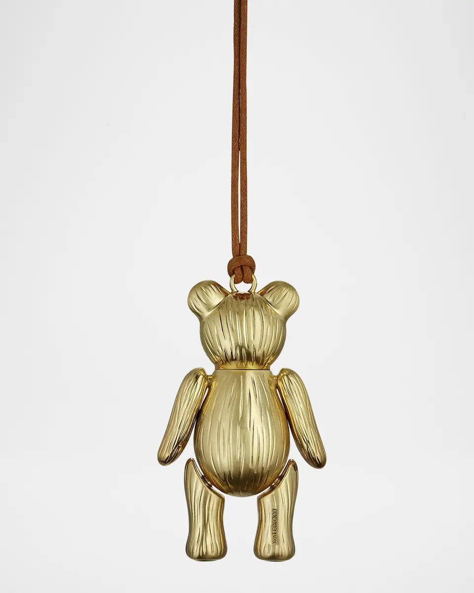 Waterford Crystal Golden Teddy Christmas Ornament | Thumbnail 2