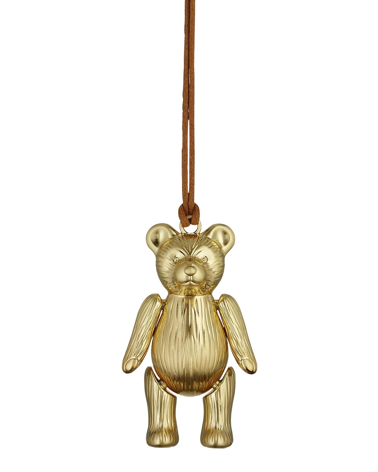 Waterford Crystal Golden Teddy Christmas Ornament