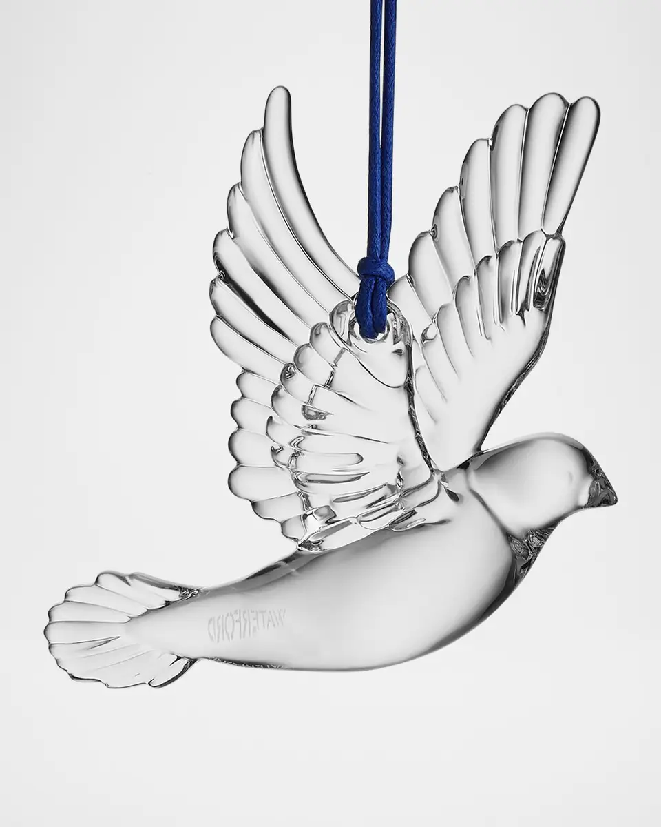 Waterford Crystal Dove of Peace Christmas Ornament | Thumbnail 2 Waterford Crystal Dove of Peace Christmas Ornament | Thumbnail 2