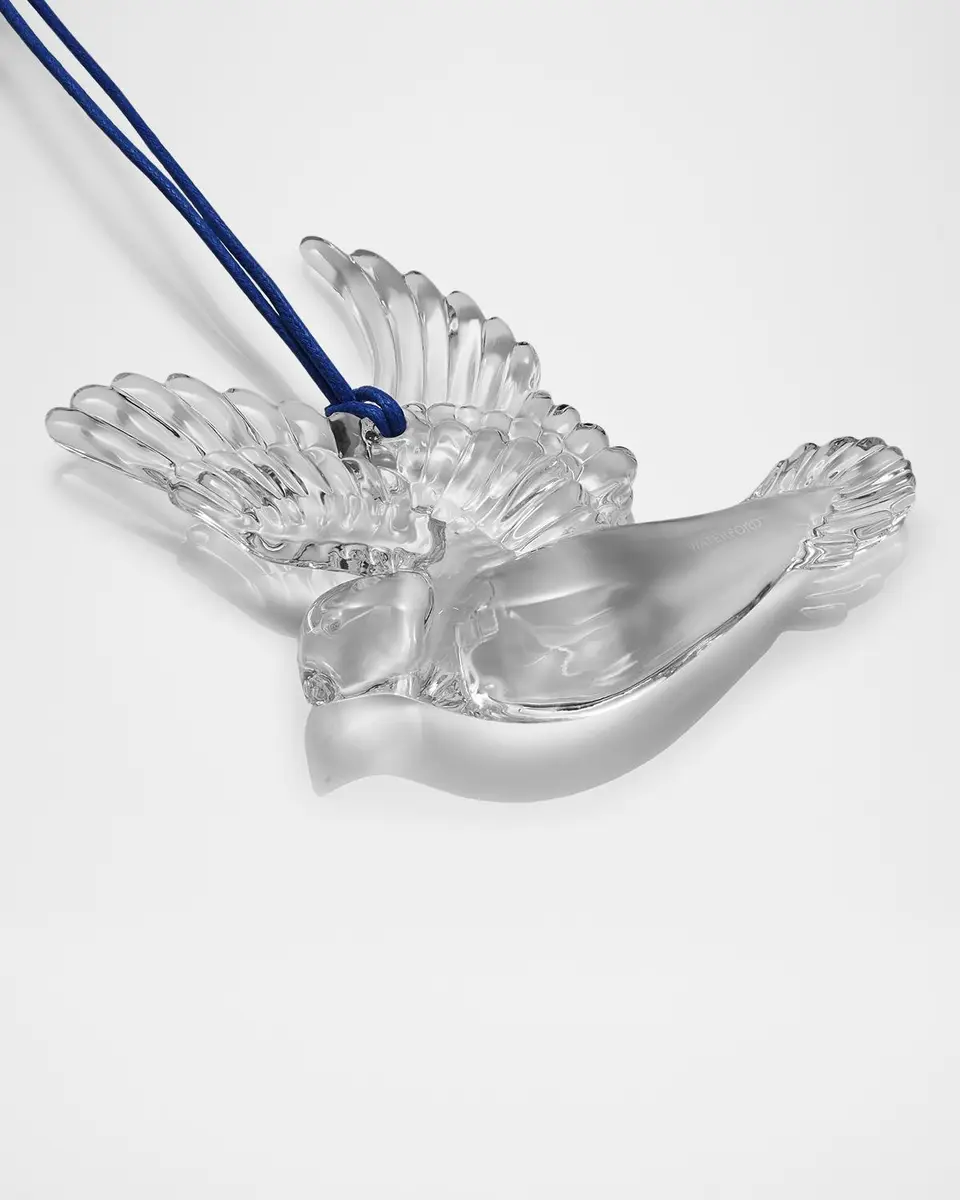 Waterford Crystal Dove of Peace Christmas Ornament | Thumbnail 3 Waterford Crystal Dove of Peace Christmas Ornament | Thumbnail 3